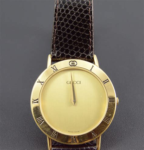 small gucci 1993 watch gold band black plate|vintage Gucci diamond watches.